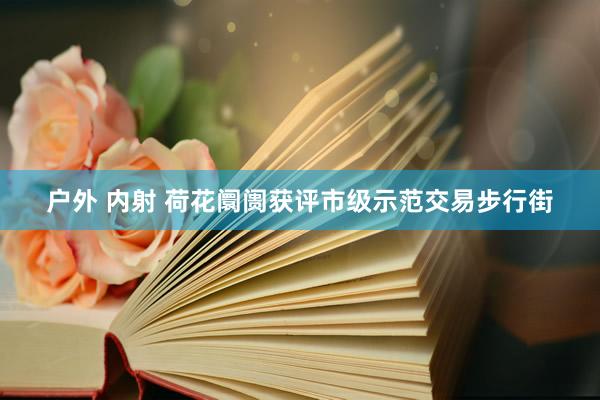 户外 内射 荷花阛阓获评市级示范交易步行街