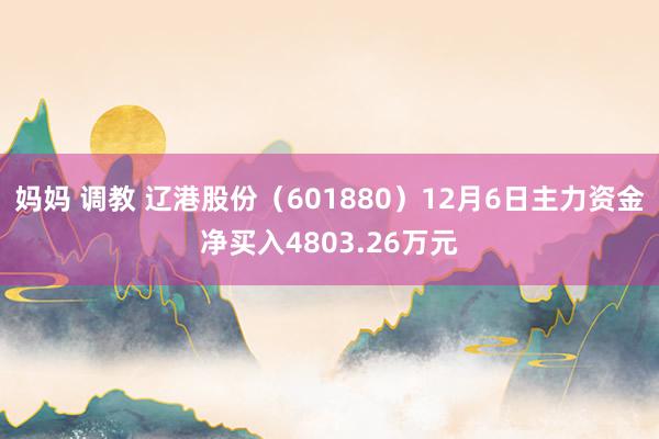 妈妈 调教 辽港股份（601880）12月6日主力资金净买入4803.26万元