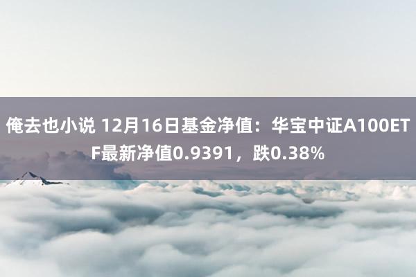 俺去也小说 12月16日基金净值：华宝中证A100ETF最新净值0.9391，跌0.38%