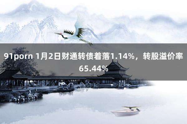 91porn 1月2日财通转债着落1.14%，转股溢价率65.44%