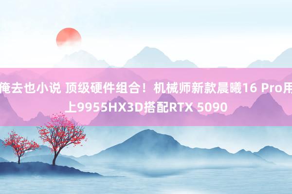 俺去也小说 顶级硬件组合！机械师新款晨曦16 Pro用上9955HX3D搭配RTX 5090