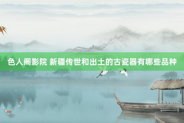 色人阁影院 新疆传世和出土的古瓷器有哪些品种